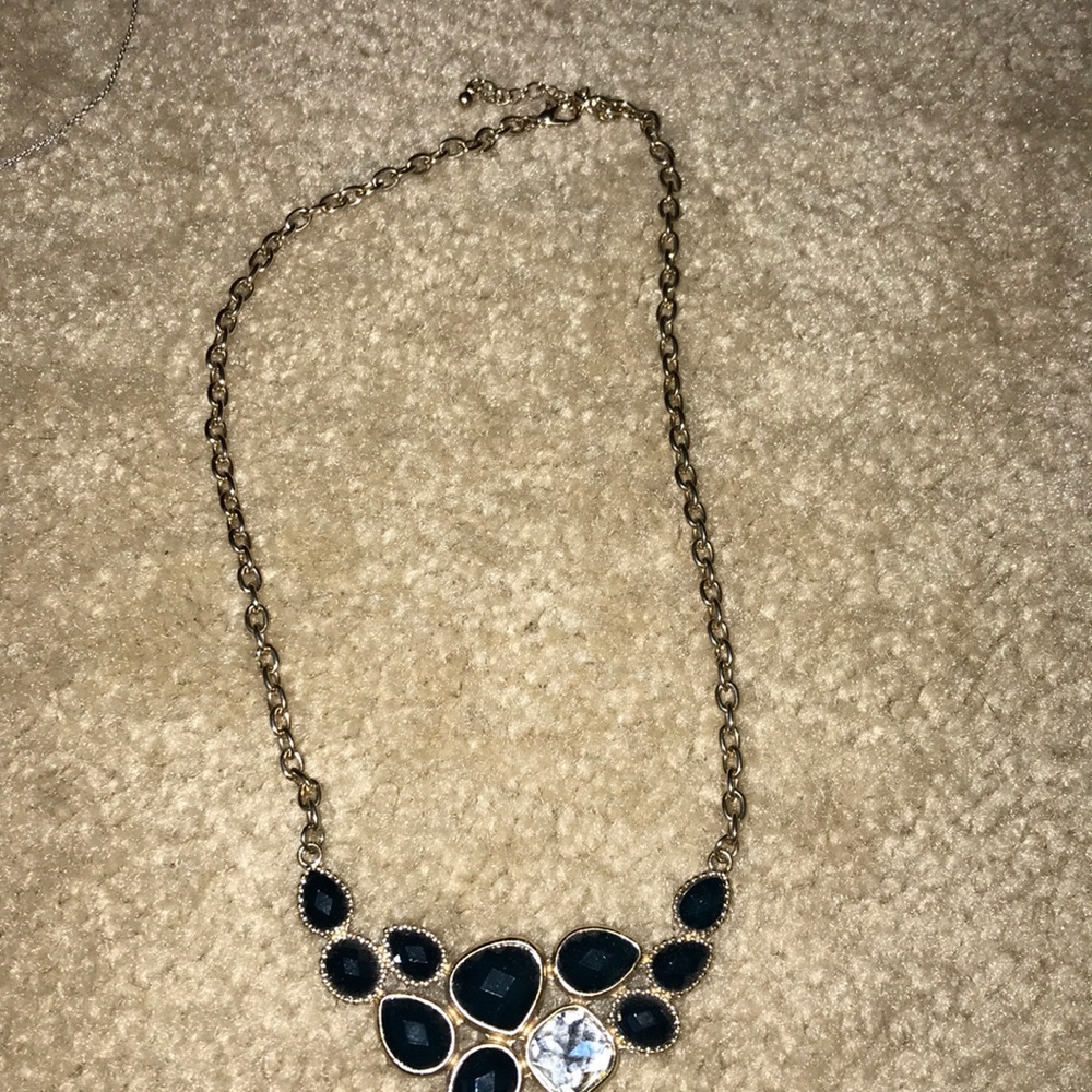 Green and gold bubble necklace